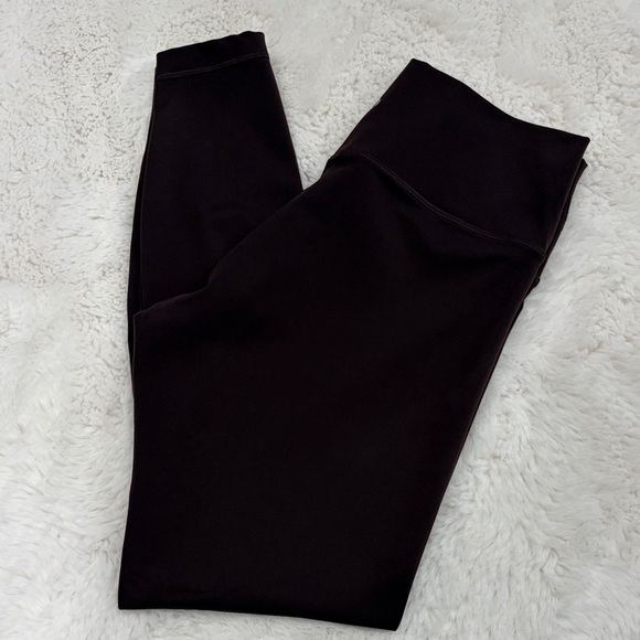 Lululemon Dark Brown High-Waisted Leggings,Size 12. - Picture 16 of 17